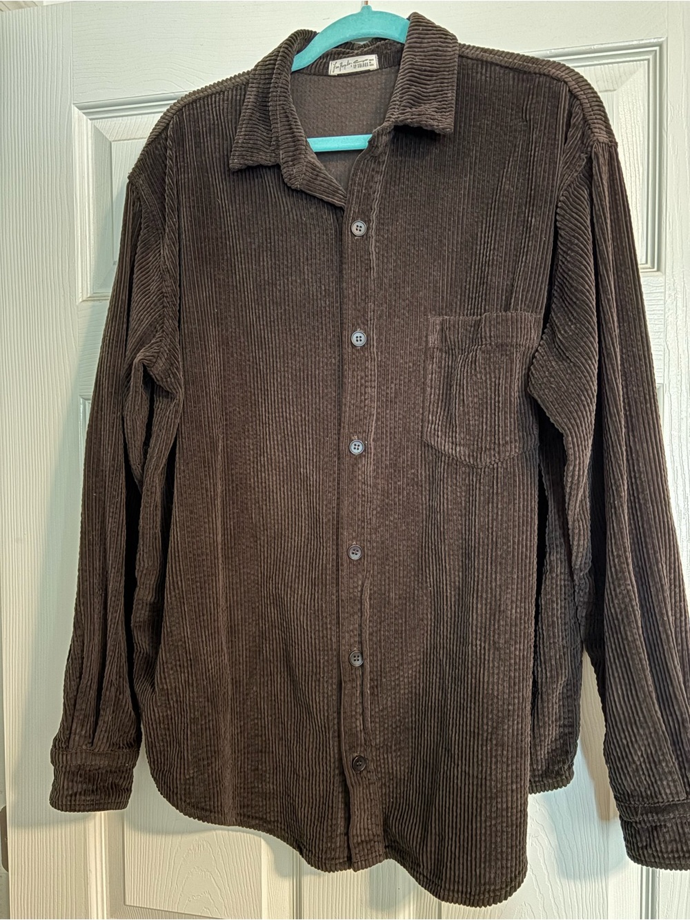 CP Shades/Free People Cord Button Down Shirt New without Tags Size L